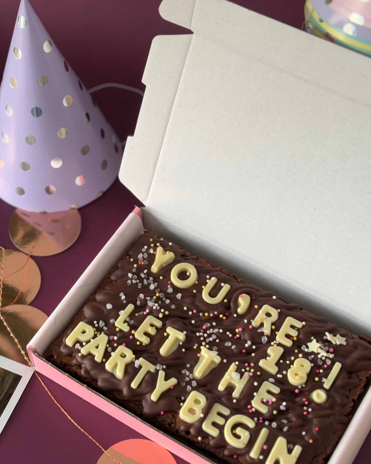 Personalised Brownie Slab