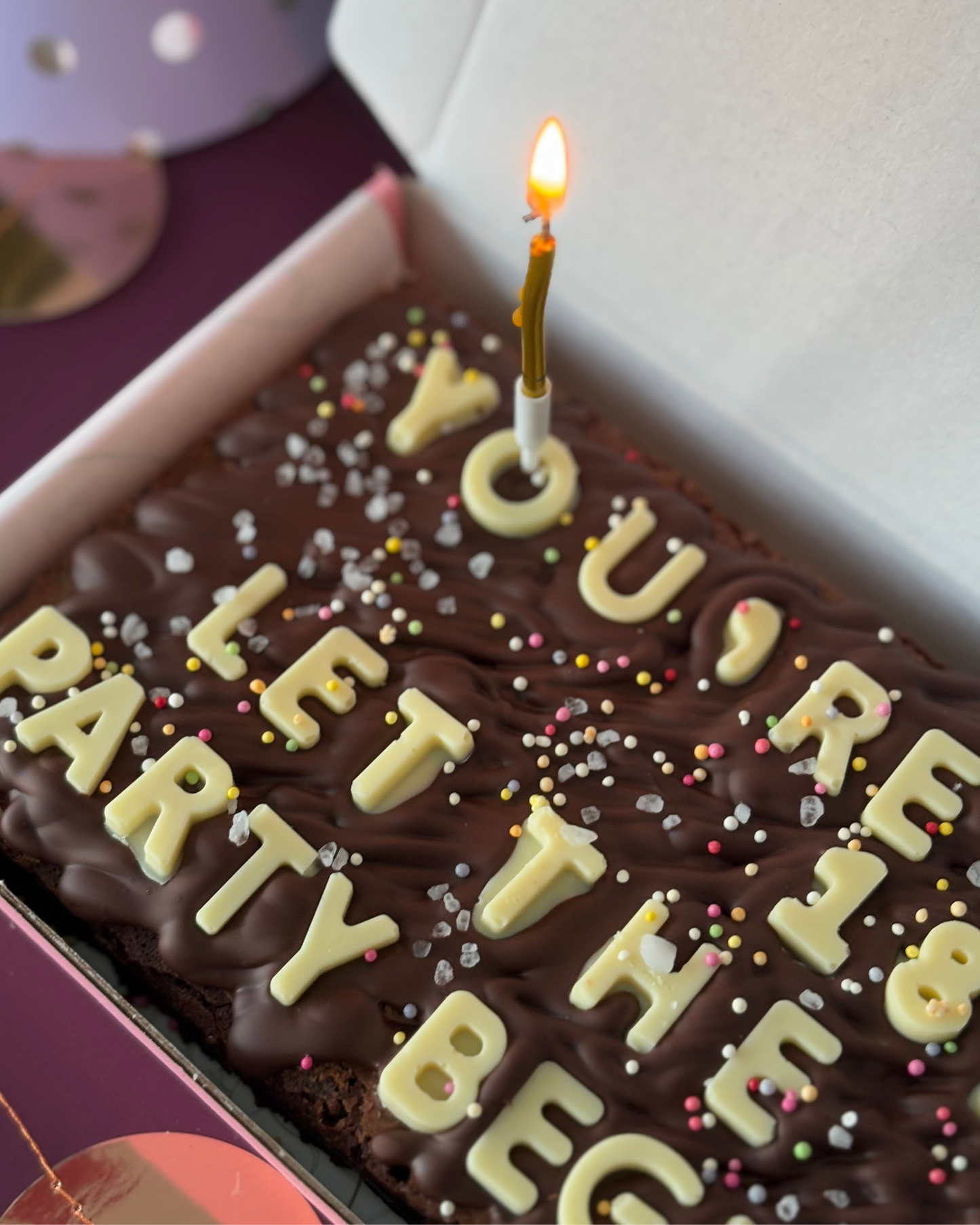 Personalised Brownie Slab