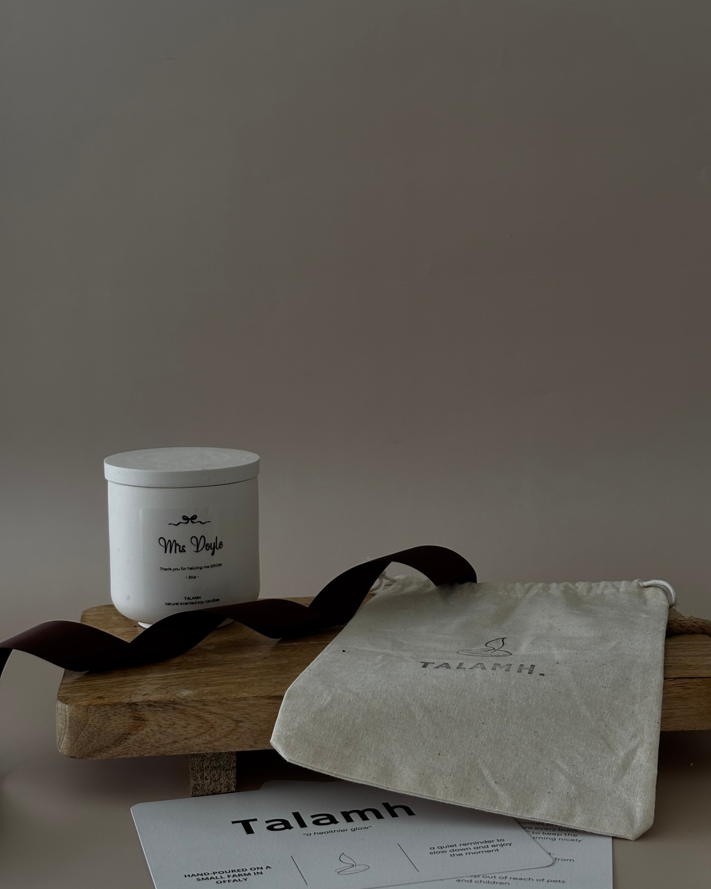 Custom Label Soy Candles in Ireland