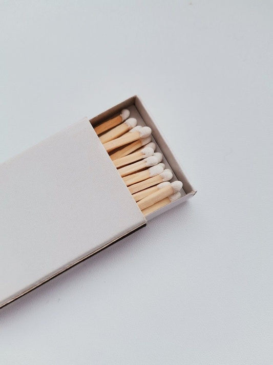 Matchbox with White Tip Matches | Talamh