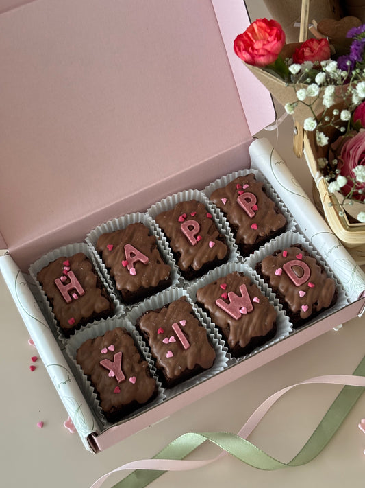 IWD Personalised Brownies